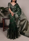 Ynf7914grn Naylon Weaving Work Saree Best Wholesale Shop In Surat